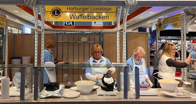 Harburger Lionstage mit Waffelteig von der Bäckerei Körner
